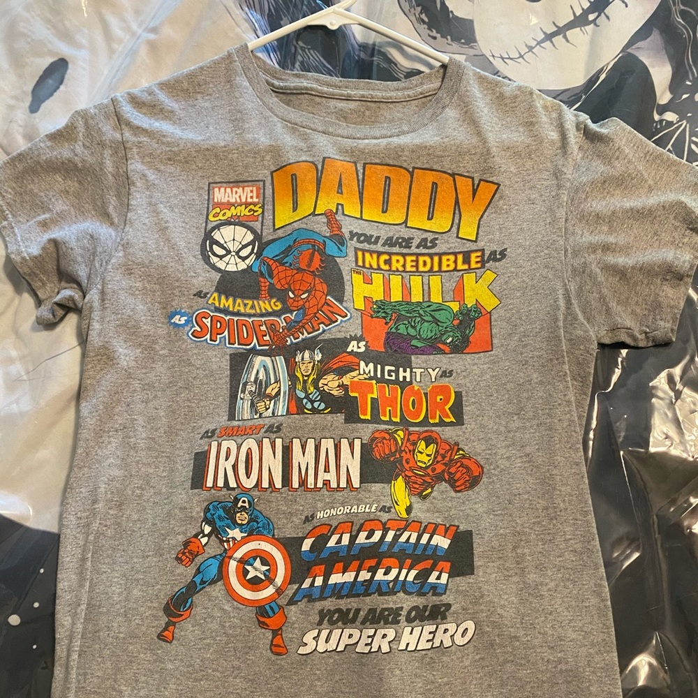 Fathers Day  super hero t-Shirt